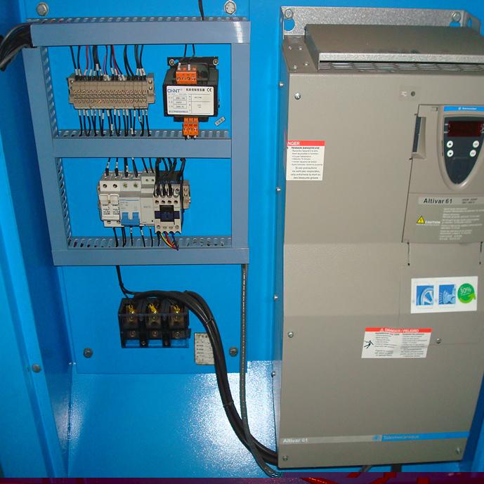Application of Variable Frequency Drives in Constant Pressure Control of Air Compressors