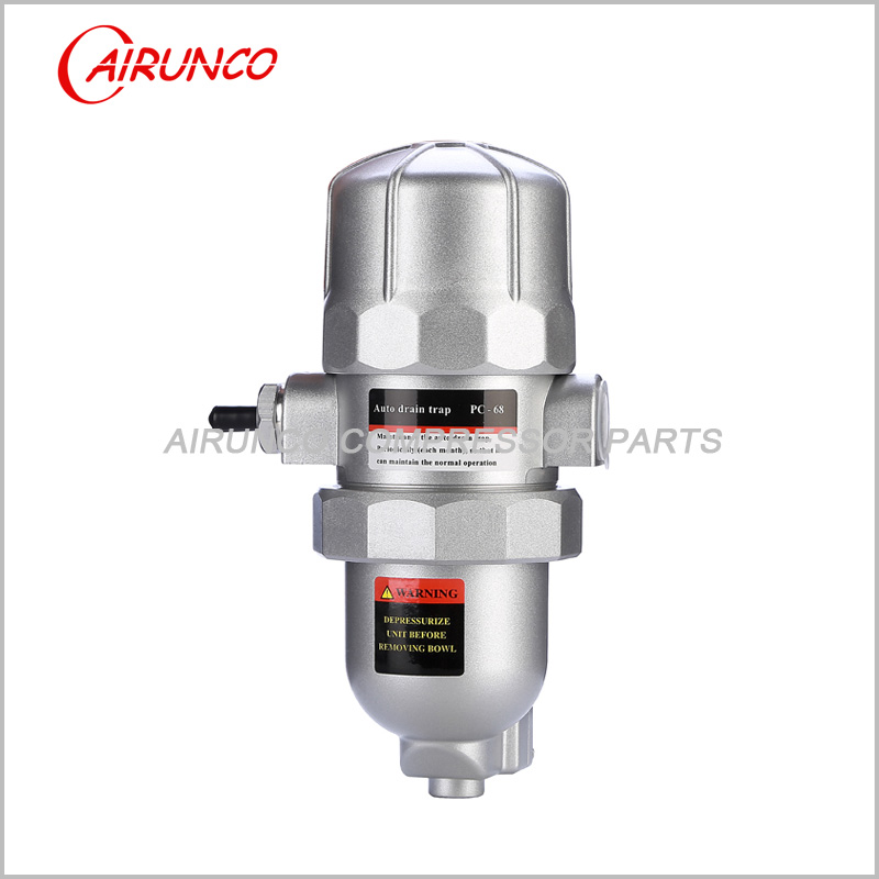 Automatic drain valve PC-68 auto drain trap a key to clean air dryer