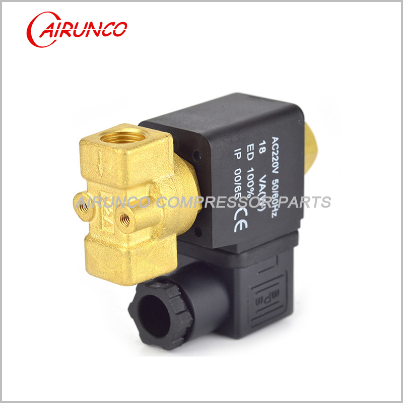 BURKERT normally open solenoid valve AC220V apply to screw air compressor