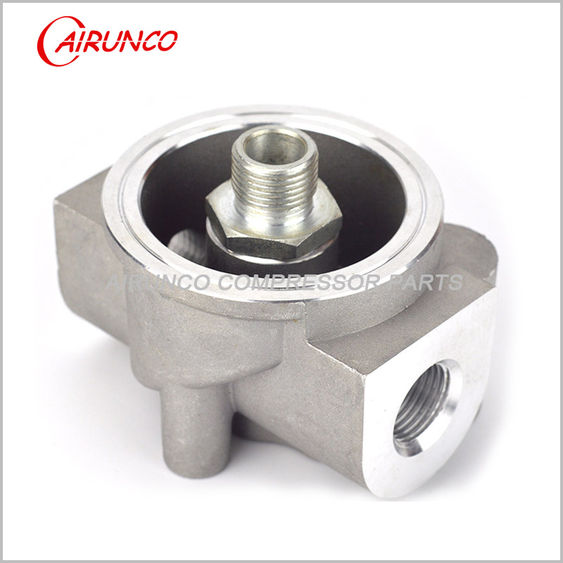casting oil filter base YL-4 apply to W719 and W962 for screw air compressor