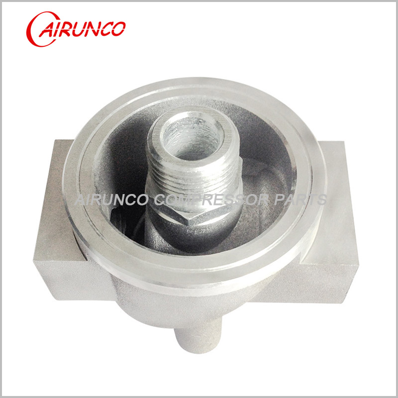 casting oil filter base YL-10 apply to W11102 and W13145 for screw air compressor