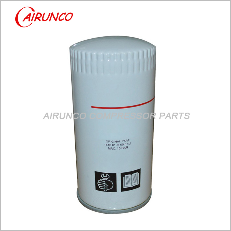 Atlas copco oil filter element 1613610500 replacement air compressor parts
