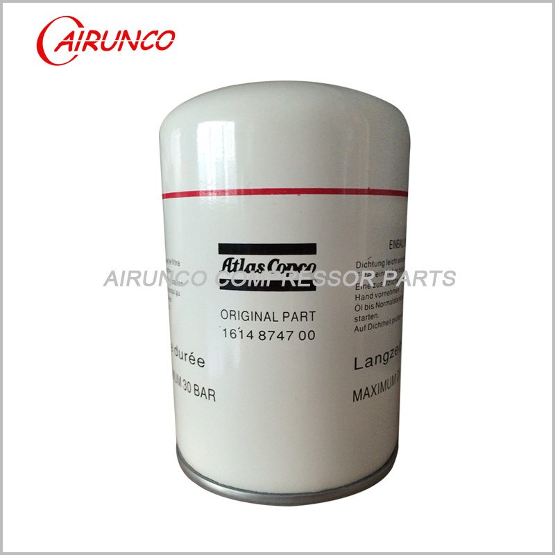 Atlas copco oil filter filter genuine 1614874700 original air compressor parts