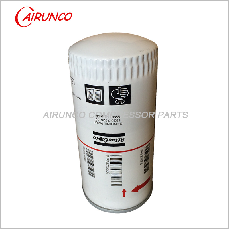 oil filter element genuine 1625752500 atlas copco original air compressor parts