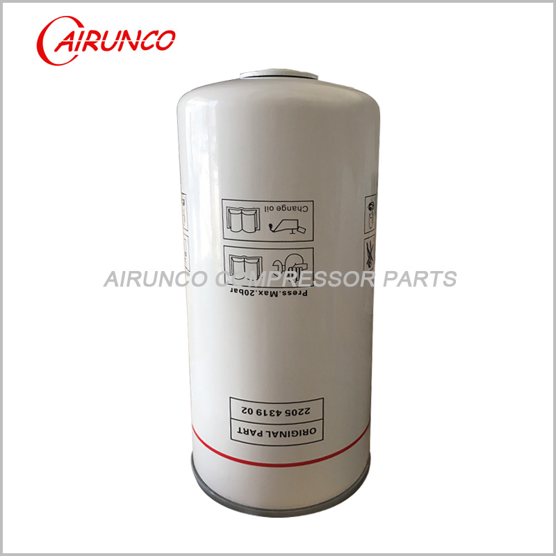 oil filter Liutech FUDA 2205431902 replacement air compresosr parts