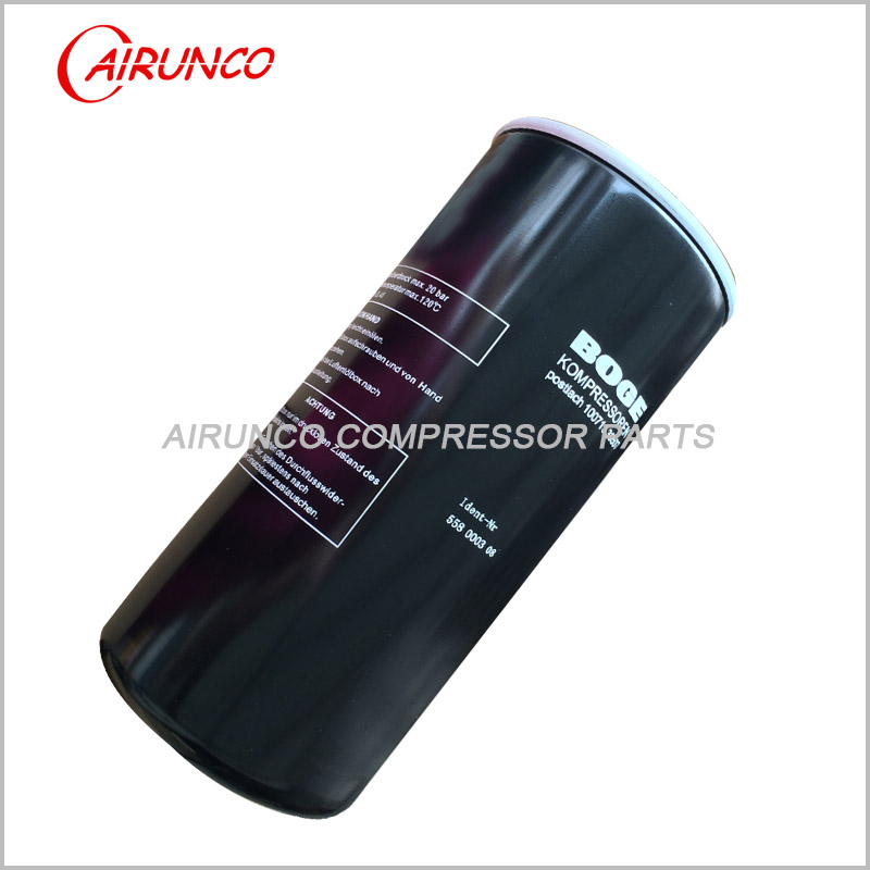 boge oil filter element 558.0003.07 air compressor filters 558000307
