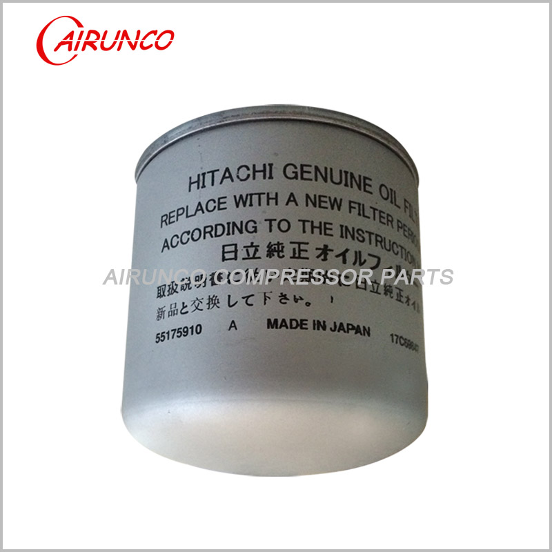 HITACHI 55175910 OIL FILTER ELEMENT genuine air compressor filters