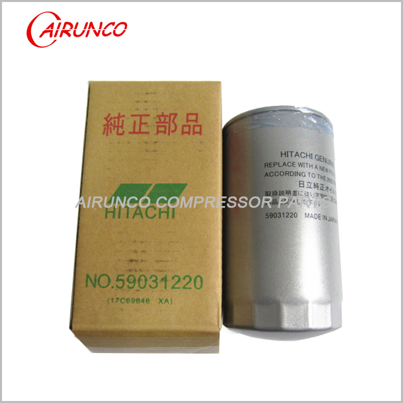 HITACHI 59031220 OIL FILTER ELEMENT genuine air compressor filters