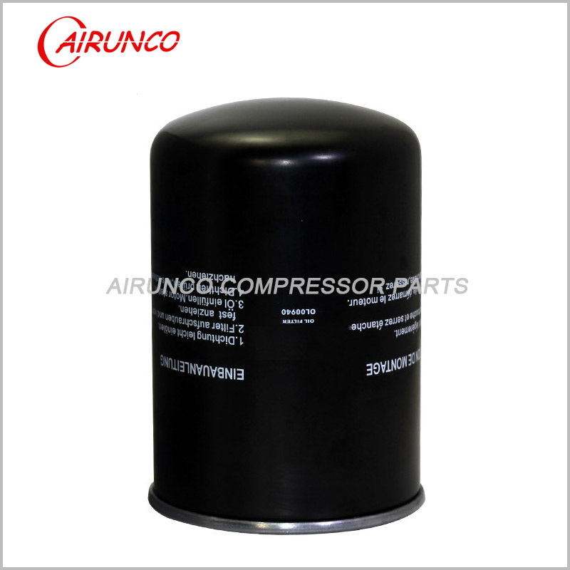 Spin oil filter element JAGUAR OL00940 black replace air compressor filters