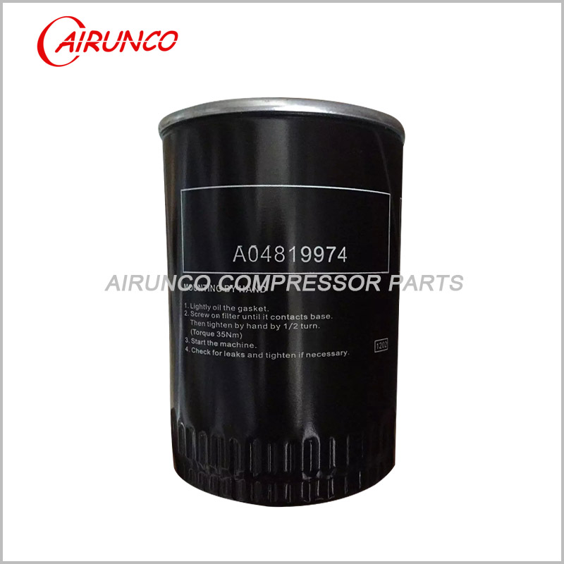 CompAir oil filter element A04819974 air compressor filters