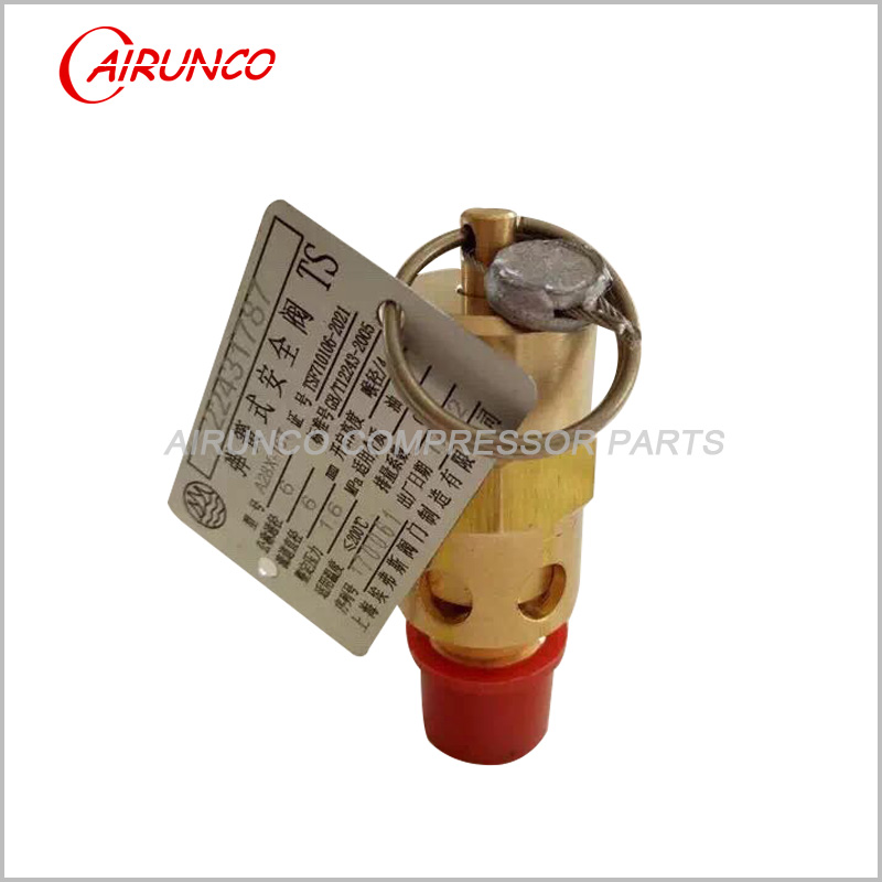 Air compressor safety valve 22431787 relief valve apply to ingersoll rand