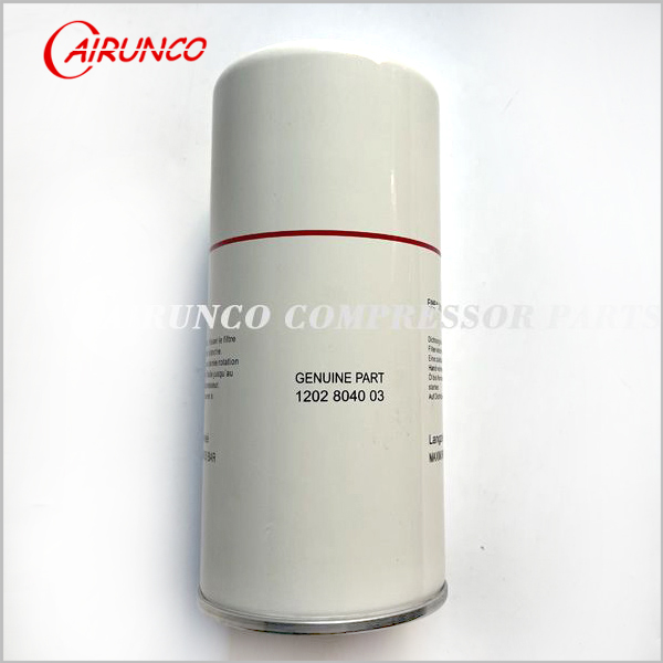 air compressor filter 1202804003 oil filter element