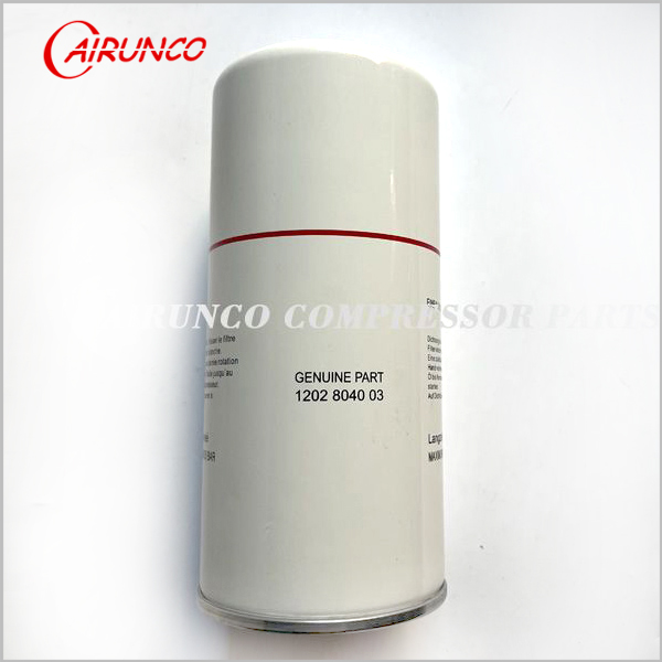 air compressor filter 1202804003 oil filter element