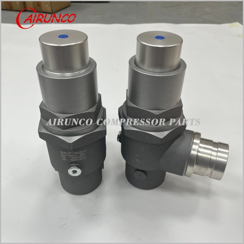 Air compressor valve min pressure valve 1604672401(MPCV-50A-FD-12) pressure control valve  min pressure check valve pressure retaining valve