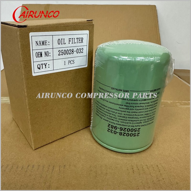 Air comoressor filter oil filter 250028-032 oil cartridge filter lube filter spin-on oil filter Air comoressor filter oil filter 250028-032 oil cartridge filter lube filter spin-on oil filter